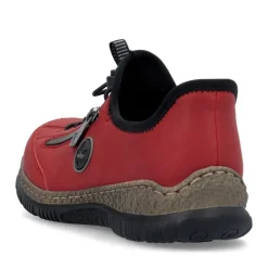 Rieker Antistress Damen Slipper Schnellschnürung rot S24 N3267-33