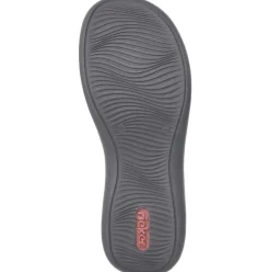 Rieker Antistress Damen Slipper  Riemchenschuh Sandale  Leder Klettverschluss weiß S12 46367-80