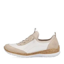 Rieker Antistress Damen Slipper Memosoft Decksohle beige S13 N4253-80