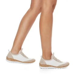 Rieker Antistress Damen Slipper Memosoft Decksohle beige S13 N4253-80