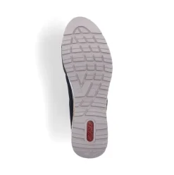 Rieker Antistress Damen Slipper Keilabsatz blau S13 54474-14