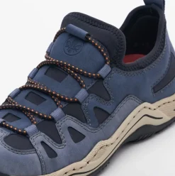 Rieker Antistress Damen Slipper sportlich herausnehmbarer Decksohle blau S13 L0546-14
