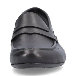 Rieker Antistress Damen Slipper Loafer elegant Leder schwarz S13 51954-01