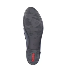 Rieker Antistress Damen Slipper Loafer elegant Leder schwarz S13 51954-01