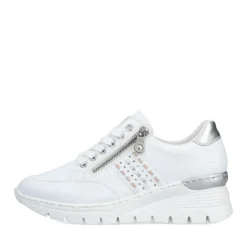 Rieker Antistress Damen Sneaker Keilabsatz weiß S13 N8321-80