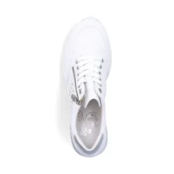 Rieker Antistress Damen Sneaker Keilabsatz weiß S13 N8321-80