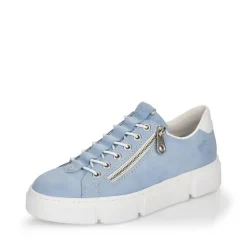 Rieker Antistress Damen Sneaker Plateausohle blau S13 N5952-10
