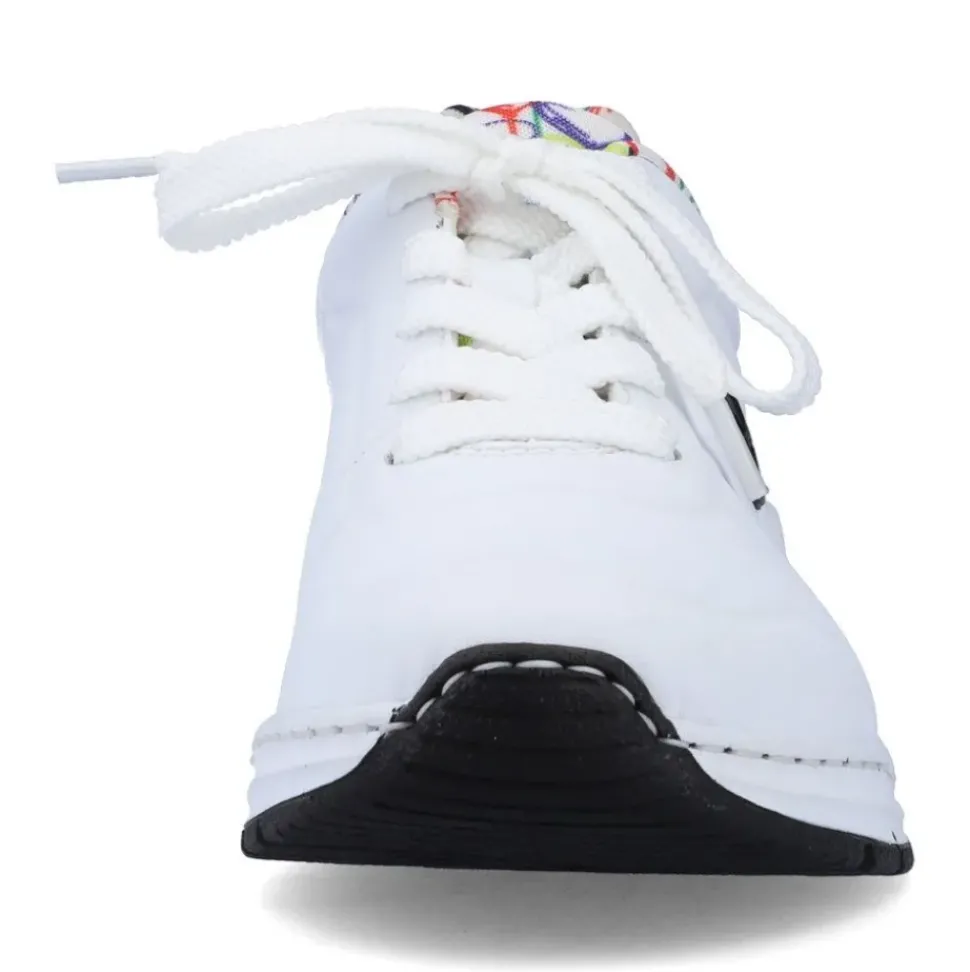 Rieker Antistress Damen Sneaker Wechselfußbett weiß S13 M4903-80