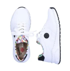 Rieker Antistress Damen Sneaker Wechselfußbett weiß S13 M4903-80