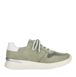 Rieker Antistress Damen Sneaker Reißverschluss Wechselfußbett grün S12  N4730-52