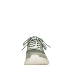 Rieker Antistress Damen Sneaker Reißverschluss Wechselfußbett grün S12  N4730-52