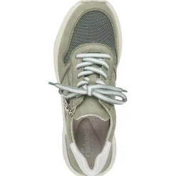 Rieker Antistress Damen Sneaker Reißverschluss Wechselfußbett grün S12  N4730-52