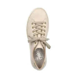 Rieker Antistress Damen Sneaker Schnürhalbschuh Plateausohle beige S13 L9800-80
