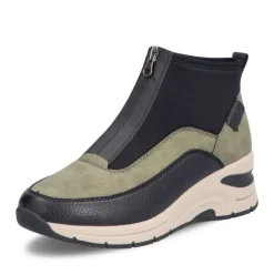 Rieker Antistress Damen Stiefelette Keilabsatz grün S24 N9362-54