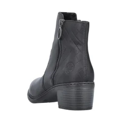 Rieker Antistress Damen Stiefelette Leder komfortweite schwarz S23  70150-00