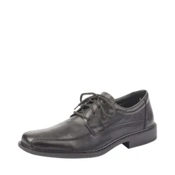 Rieker Antistress Herren Schnürschuh Leder schwarz S12   B0812-00