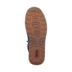 Rieker Antistress Herren Schnürhalbschuh Sneaker Leder Reißverschluss blau S22 15163-14