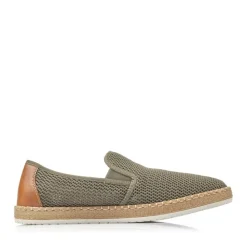 Rieker Antistress Herren Slipper Textil grün S13 B5276-54