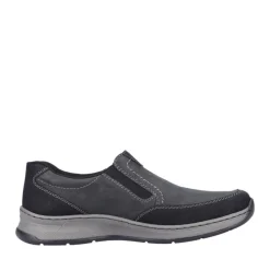 Rieker Antistress Herren Slipper Schlupfschuh Extraweite Wechselfußbett schwarz S23 14362-00
