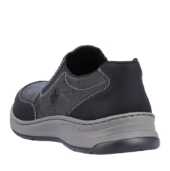 Rieker Antistress Herren Slipper Schlupfschuh Extraweite Wechselfußbett schwarz S23 14362-00