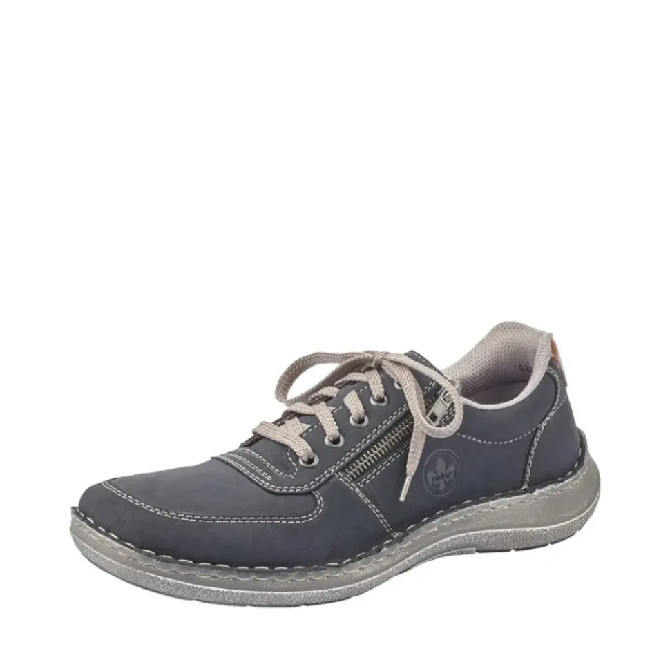 Rieker Antistress Herren Sneaker Halbschuh blau S12 03030-14