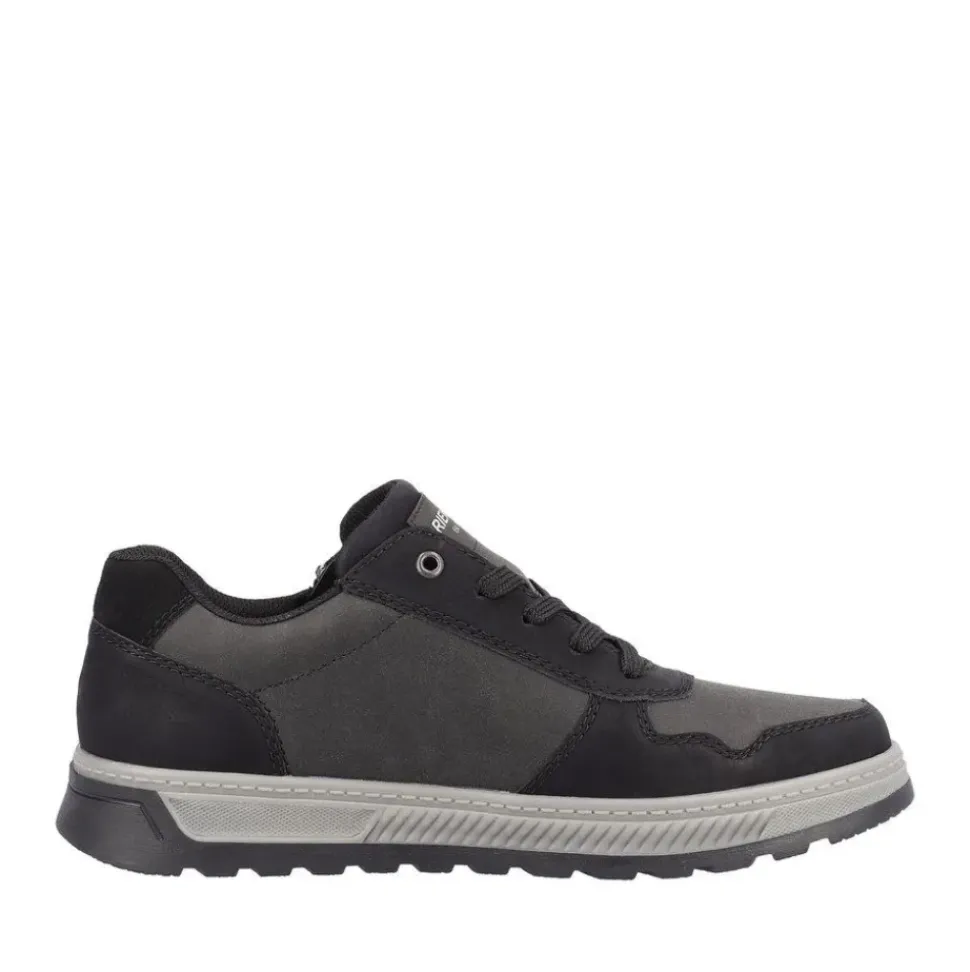 Rieker Antistress Herren Sneaker Schnürschuh Extraweite schwarz S23 37029-00