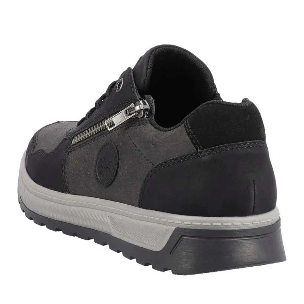 Rieker Antistress Herren Sneaker Schnürschuh Extraweite schwarz S23 37029-00