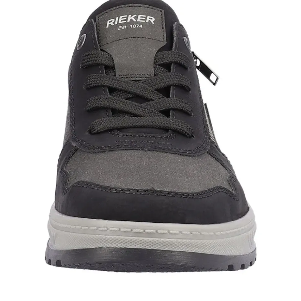 Rieker Antistress Herren Sneaker Schnürschuh Extraweite schwarz S23 37029-00