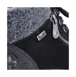 Rieker Antistress Schnürschuh Rauleder RiekerTEX- Membran schwarz S21 L7132-01