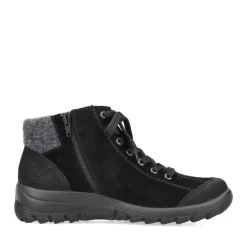 Rieker Antistress Schnürschuh Rauleder RiekerTEX- Membran schwarz S21 L7132-01