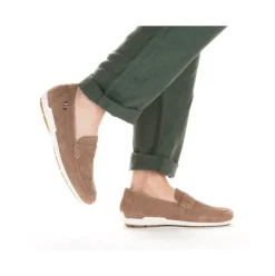 Rieker Antistress Slipper Rauleder beige S13 09050-64