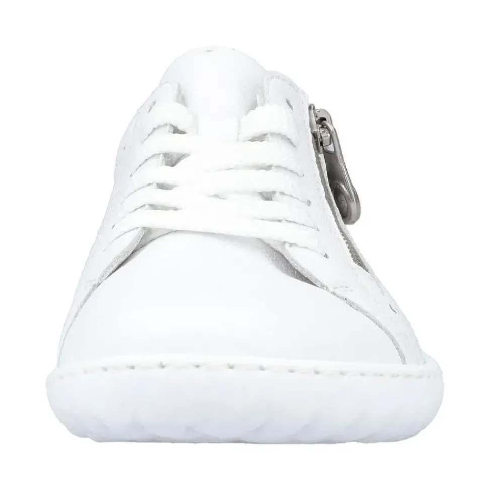 Rieker Antistress Sneaker Leder Lochmuster weiß S12 52824-80