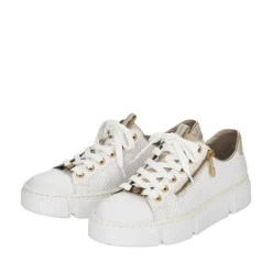 Riekerantistress Sneaker Schalensohle weiß S12  N5932-80