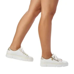 Riekerantistress Sneaker Schalensohle weiß S12  N5932-80