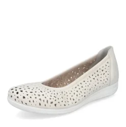 Rieker Damen Ballerinas helllbeige S13 L9365-60