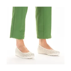 Rieker Damen Ballerinas helllbeige S13  L9365-60