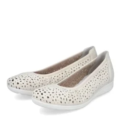 Rieker Damen Ballerinas helllbeige S13 L9365-60