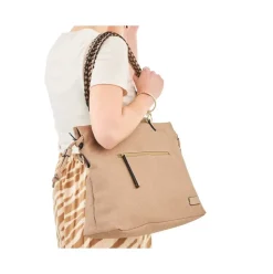 Rieker Damen Handtasche beige S13  H1509-64