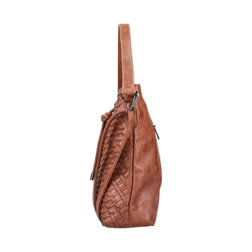 Rieker Damen Handtasche mit Reißverschluss in braun S23 H1514-22
