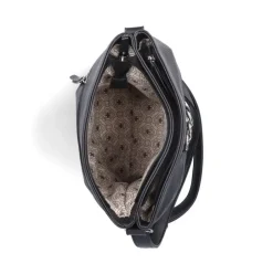 Rieker Damen Handtasche Umhängetasche Steppung schwarz S13 H1072-01