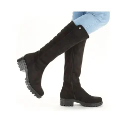 Rieker Damen Hochschaftstiefel mit Warmfutter in schwarz S23 76890-00