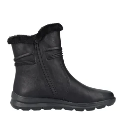 Rieker Damen Kurzstiefel Wechselfußbett, TEX-Membran schwarz S23 Z0070-00