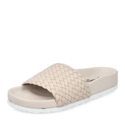 Rieker Damen Pantoletten hellbeige S13 68381-62