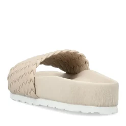 Rieker Damen Pantoletten hellbeige S13 68381-62