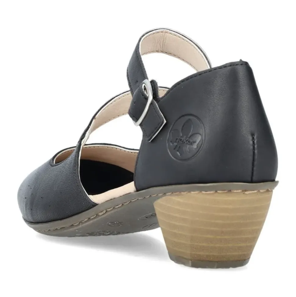 Rieker Damen Pumps glanzschwarz S13 41780-00