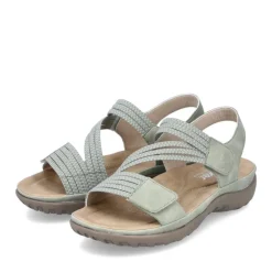 Rieker Damen Riemchensandalen mintgrün S13  64870-52