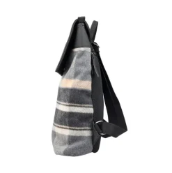 Rieker Damen Rucksack mit Magnetverschluss in schwarz-beige S23 H1391-93