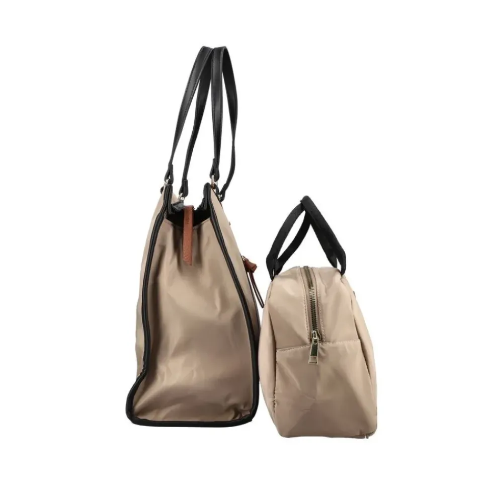 Rieker Damen Shopper mit kleiner Tasche beige S23 H1542-62