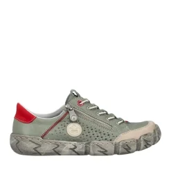 Rieker Damen Slipper grün S15 L0355-52