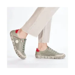 Rieker Damen Slipper grün S15 L0355-52